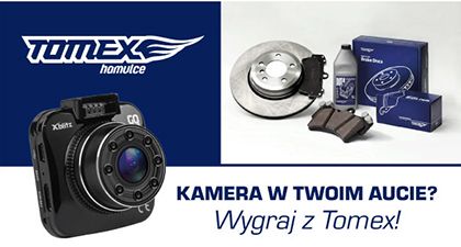 Kamera w Twoim aucie? Wygraj z Tomex!